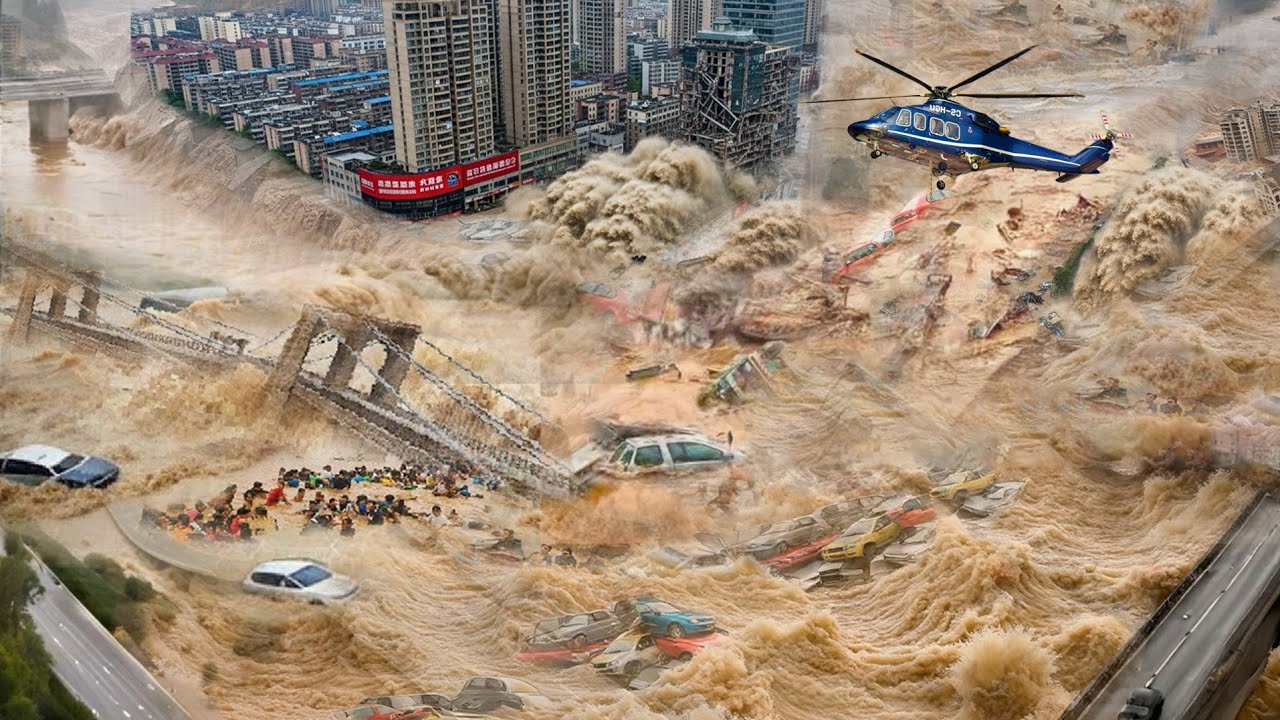 China in Crisis: Historic Floods Ravage Beijing — Entire Districts Submerged, Emergency Declared