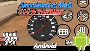How To Add Speedometer Mod In Gta Sa Android | Gta Sa Speedometer Mod | Gta Sa Mods.