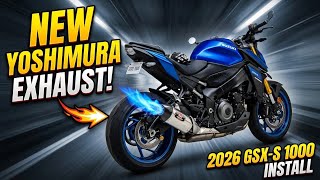 2026 GSX-S 1000 Yoshimura Full Exhaust System Install