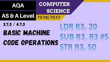 122. AQA A Level (7516-7517) SLR17 - 4.7.3 Basic machine code operations