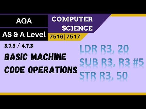 122. AQA A Level (7516-7517) SLR17 - 4.7.3 Basic machine code operations