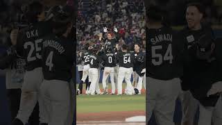 藤原恭大、プロ初サヨナラ打! #chibalotte