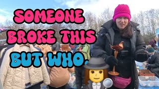 Smashed it! Literally 😡 Selling at the car boot sale.