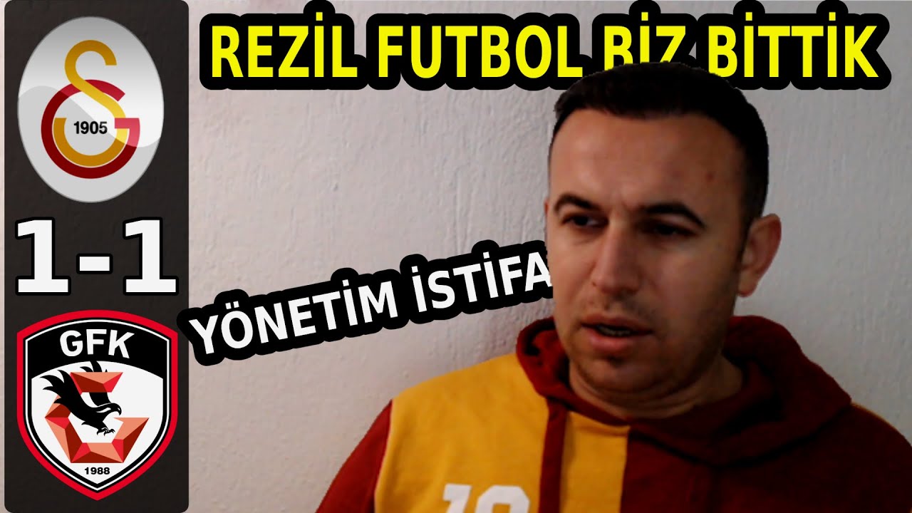 Bu Futbolla Şampiyonluğu Unutun ! | Galatasaray 1-1 Gaziantep FK Tepki Videosu