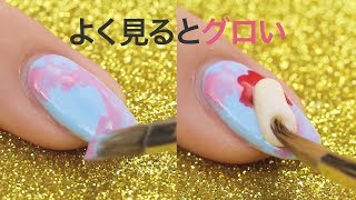 【3Dネイル】よく見るとグロい？？ハロウィンネイル