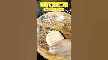 4 layers chapati😊🤗 | maharashtrian style 4 layers chapati #short #viralshort #maharashtra