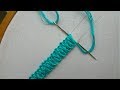 basic hand embroidery: Braid Stitch or Cable Plait Stitch