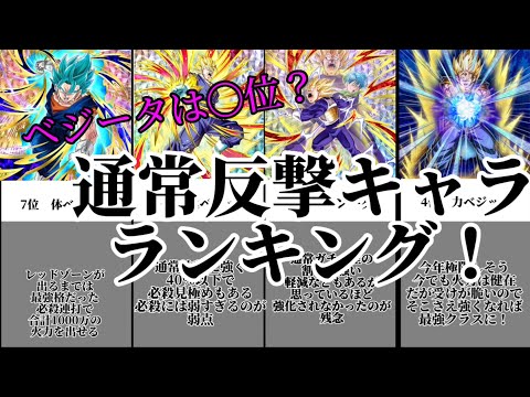 【ドッカンバトル】通常反撃カウンターキャラランキング！　ベジータは〇位！