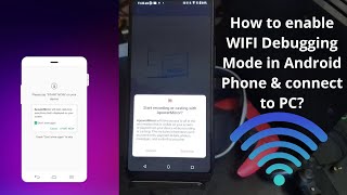 How to enable WIFI Debugging Mode in Android Phone & connect to PC