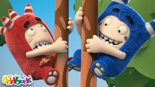 grease pole competition oddbods full episode compilation funny cartoons for kids