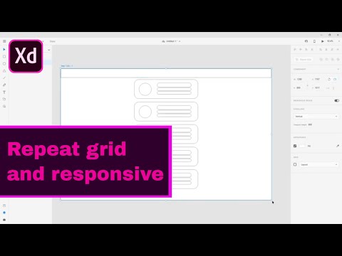 Repeat grid and responsive | Adobe XD
