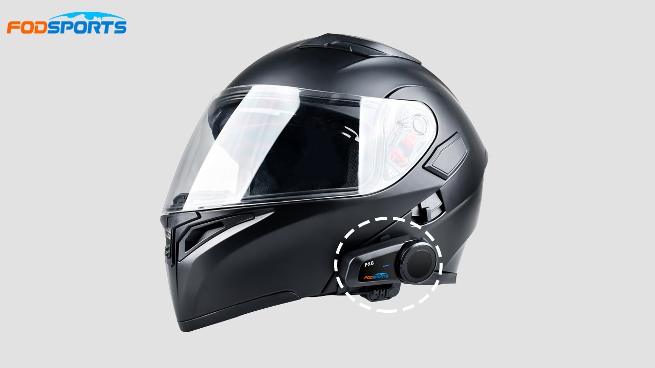 How to install FX6 to helmet - YouTube