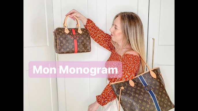 Mon-Monogram Louis Vuitton Neverfull GM with my initials. Think