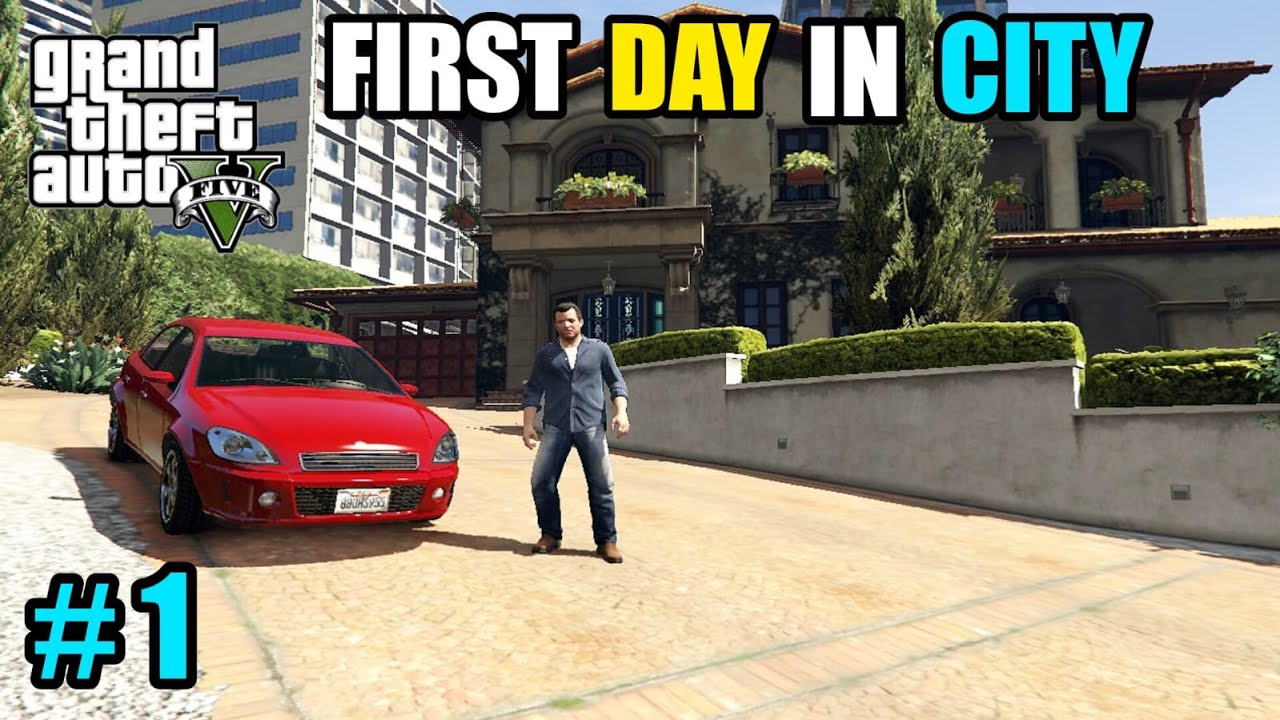 FIRST DAY IN LOS SANTOS | GTA 5 GAMEPLAY #1 - YouTube