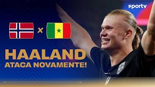 NORUEGA 3 X 2 SENEGAL | DOIS GOLS DE HAALAND | Seleção Copa | Copa do Mundo 2026 | sportv