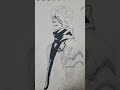 my process/attempt of drawing Sukuna #jujutsukaisen
