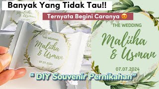 KENAPA TIDAK DARI DULU TAU INI, SOUVENIR PERNIKAHAN UNIK!!