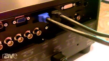 E4 AV Tour: Hitachi Shows the CPWU9410 8500-Lumen DLP Projector with Double Color Wheel, HDBaseT