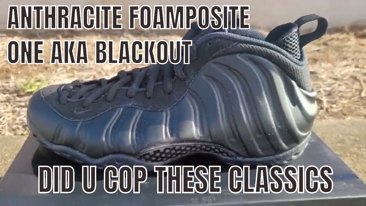 blackout foamposites