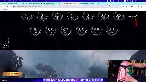 ASMR Programming - Black Myth Wukong Website - No Talking - Part 3