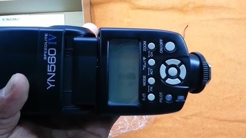 UNBOXING Yongnuo YN-560-IV for Canon/Nikon/Pentax/dsb (Universal)