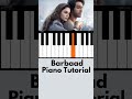 Barbaad song Piano Tutorial | Saiyaara movie songs | Bollywood songs tutorial | trending songs