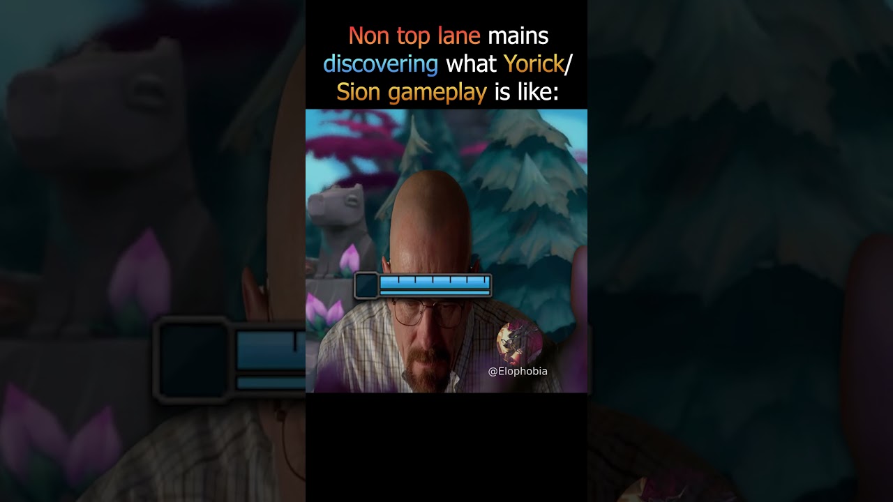 Top Lane Gameplay in a Nutshell🥜 #leagueoflegendsmemes #gaming #leagueoflegends