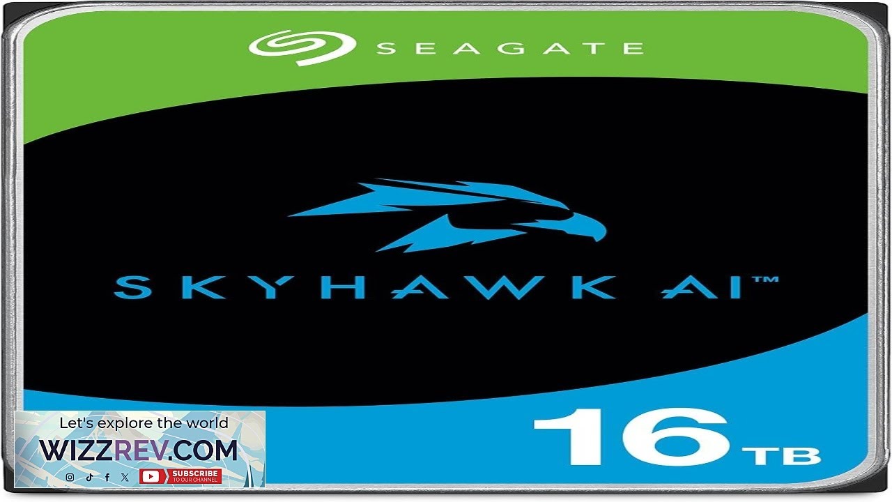 Seagate Skyhawk AI 16TB Video Internal Hard Drive HDD  3.5 Inch