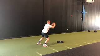 Plate Push + Broad Jump