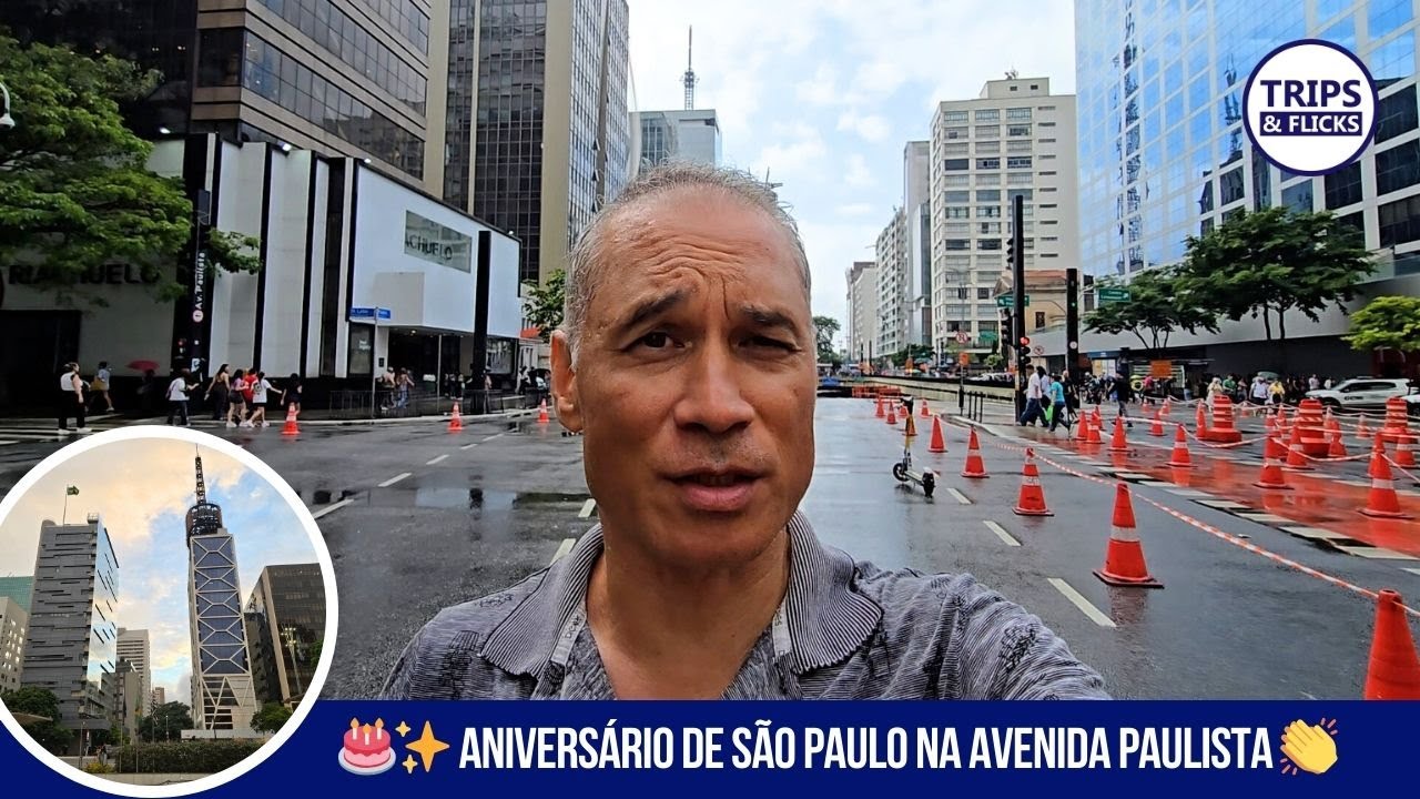 🎉🚶‍♂️ Walking Tour na Avenida Paulista no Aniversário de São Paulo 🏙️