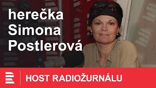 Host Radiožurnálu - Simona Postlerová, herečka