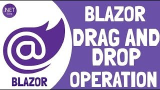 Blazor : Drag and Drop Operation [Basic Example]