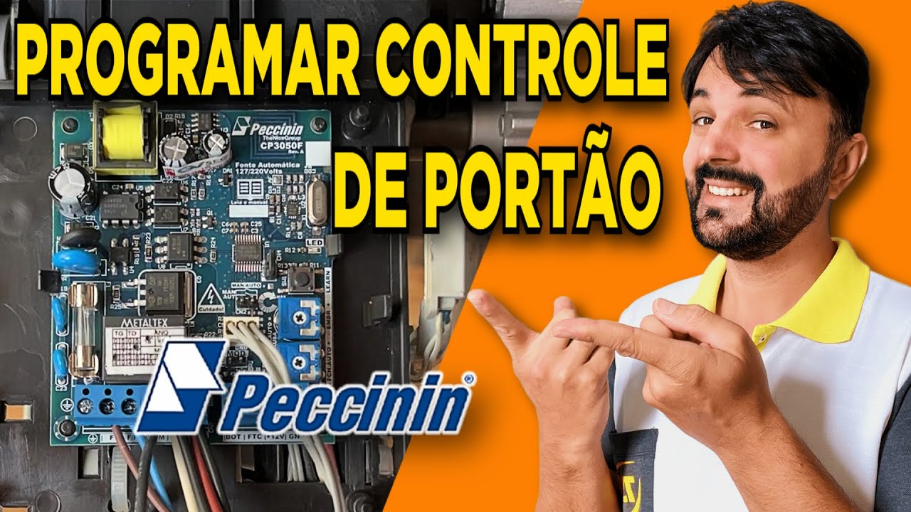 Placa Central Comando Motor Portão Universal e 2 Controles no Shoptime