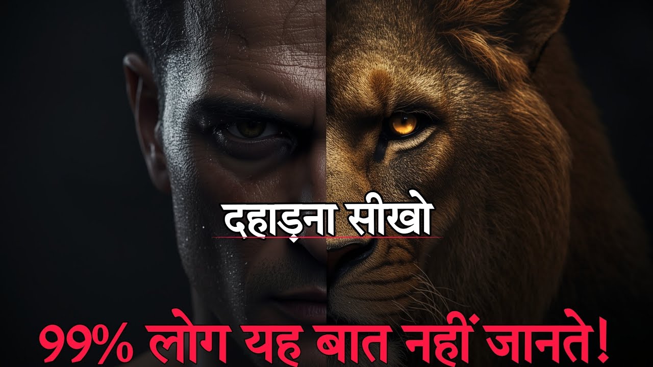 दहाड़ना सीखो 99% लोग ये बात नहीं जानते हैं / शेर की तरह जीना सीखो Lion Mentality Motivation 