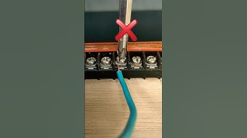 the correct way to clamp wire cables #shorts #feedshorts #shortvideo