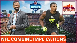 How will the NFL Combine workouts impact the Cleveland Browns' plans with the #6 pick