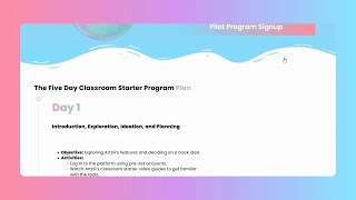 How To: Artziii's Classroom Starter Pilot Program