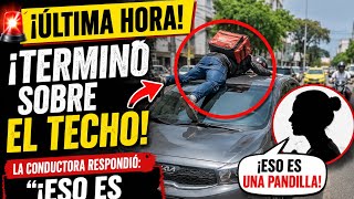 Bizarre News in Barranquilla: Delivery Driver Ends Up on Car Roof Over a Chicken