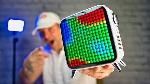 Unique Pixel Art Bluetooth Speaker  Tivoo-Max by Divoom.
