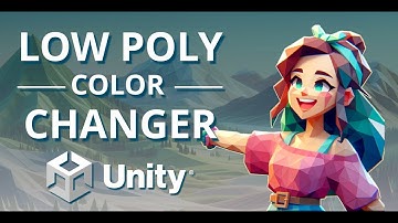 Low Poly Color Changer  - Unity 3D Asset - Trailer