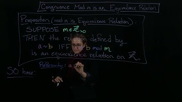 Congruence Mod m is an Equivalence Relation