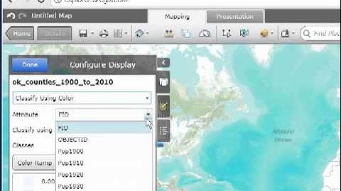 Importing Zipped Shapefiles and Thematic Mapping in ArcGIS Explorer Online