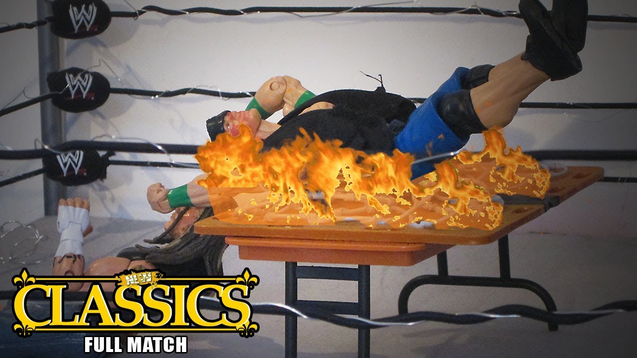 BARBED WIRE MASSACRE MATCH (WWE Figures Stop Motion) No Limits