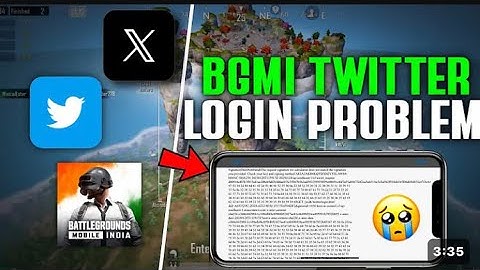Bgmi Twitter Login Problem Solved 100% in iPhone/iPad | Bgmi Twitter Login Problem