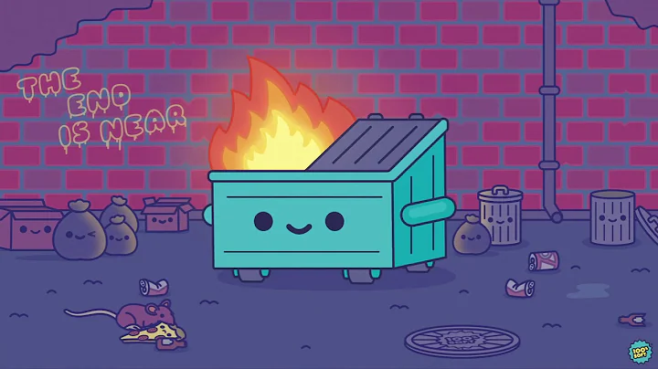 Dumpster Fire 🔥🔥10 HOURS 🔥🔥Yule Log