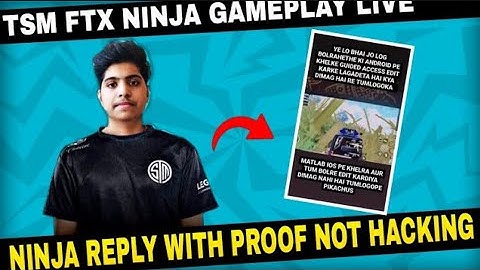 TSM FTX NINJA REPLY WITH PROOF ON HACKING 💀 _ TSM FTX HACKING EXPOSED