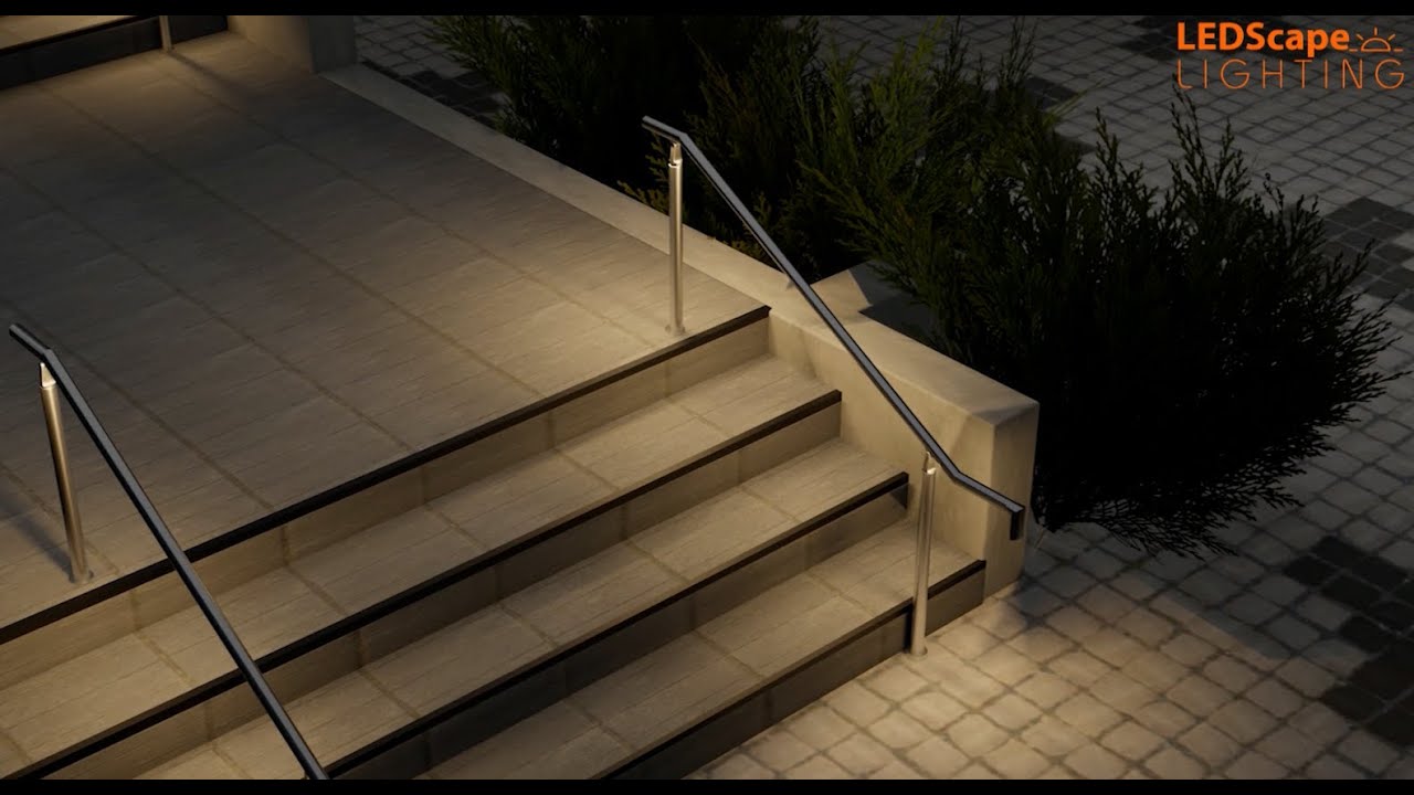 LEDScape LED Handrail - YouTube