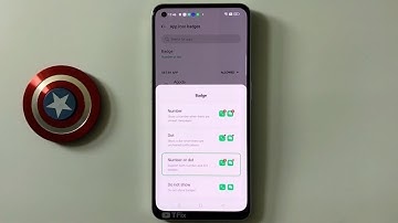 How to change App Notification Badge on OPPO Reno8 5G Android 12