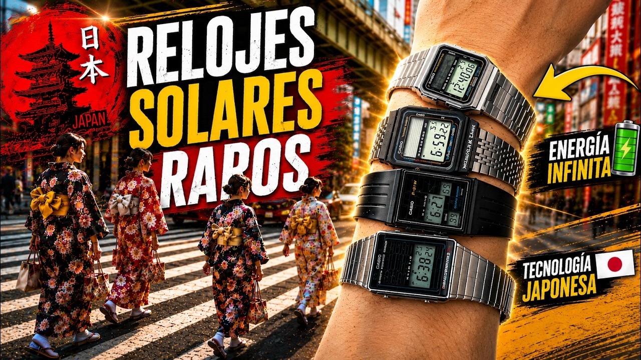 Los Casio Solares MÁS RAROS que he encontrado en Japón