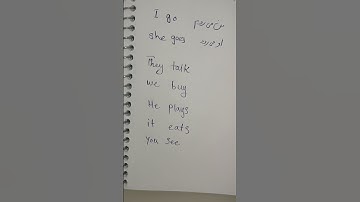 Simple present tense with Do in Farsi #persian #farsi